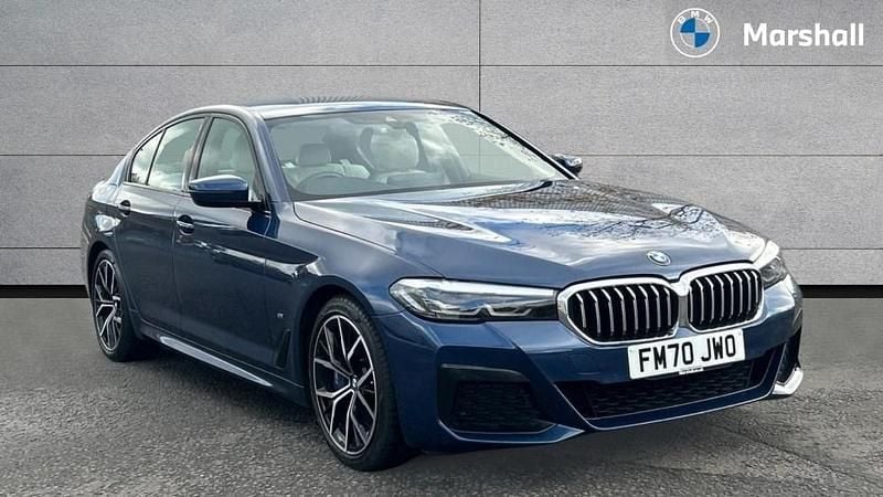 Blue Used 2020 BMW 530 M Sport Sedan | £26,445 (Fair price) - Image 1/4