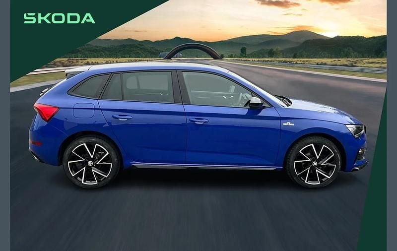 Used Skoda Scala Monte Carlo 108 HP (79 kW) 2022 Blue Hatchback