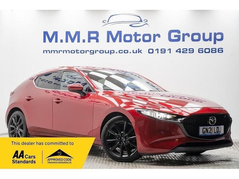 Red Used 2021 Mazda 3 Inclusive Hatchback | £14,790 (Fair price) - Image 1/4