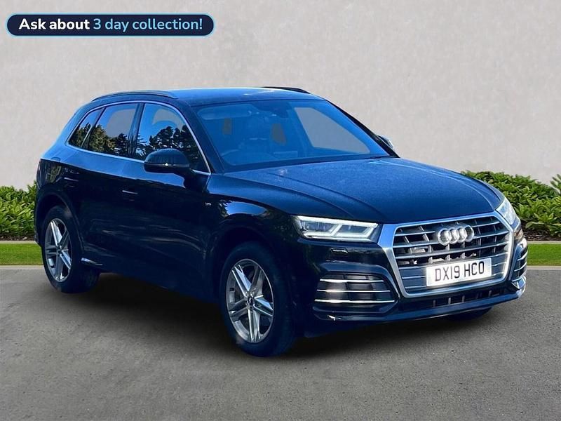 Black Used 2019 Audi Q5 S-Line SUV | £19,729 (Good price) - Image 1/4