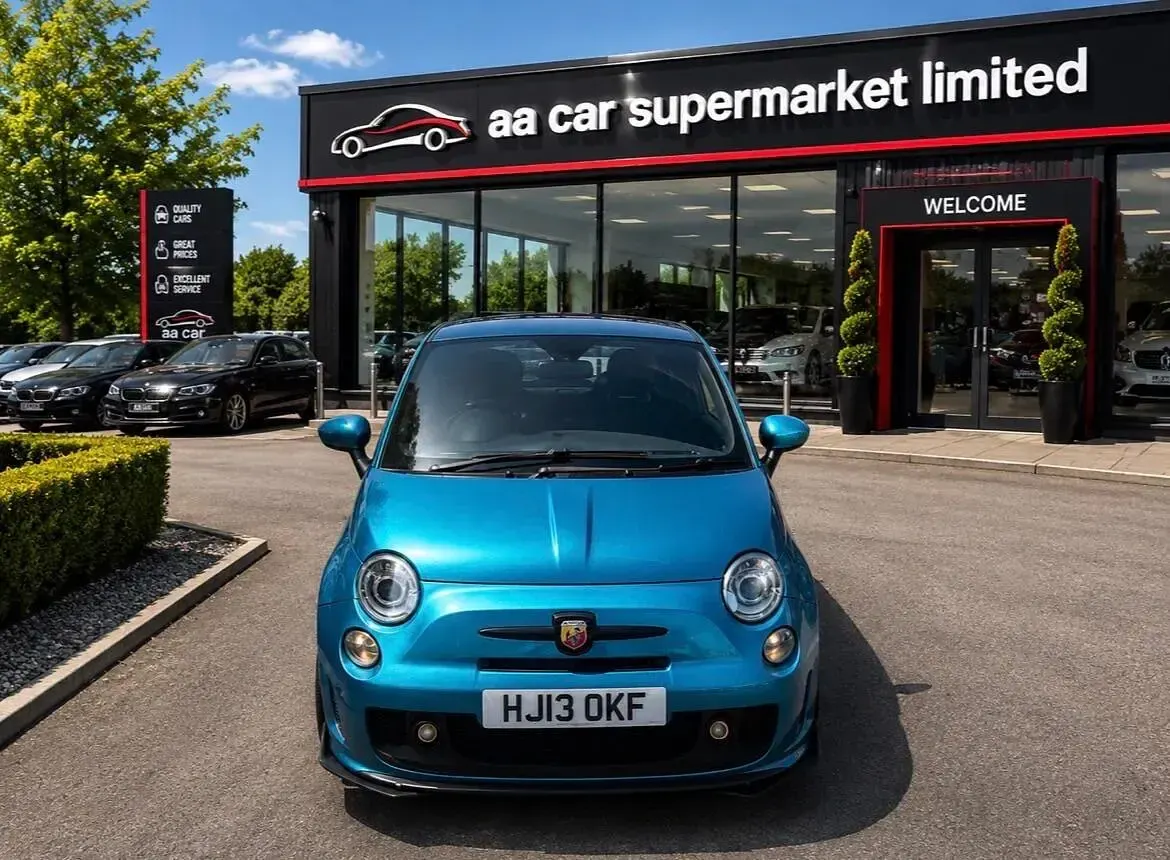 Used Abarth 595 Turismo 160 HP (117 kW) 2013 Blue Hatchback