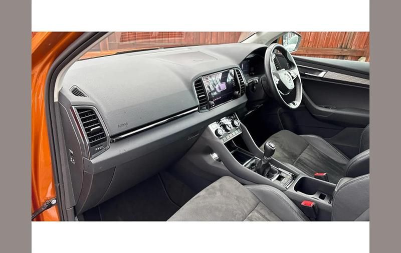 Used Skoda Karoq SE L 110 HP (80 kW) 2023 Orange SUV