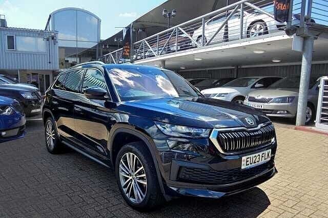 Black Used 2023 Skoda Kodiaq LAURIN & KLEMENT SUV | £30,480 (Fair price) - Image 1/4