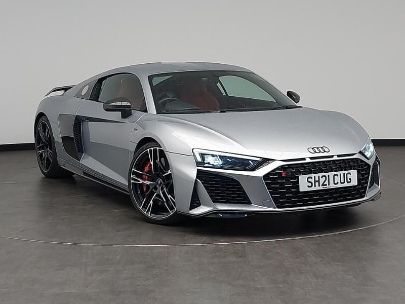 Silver Used 2021 Audi R8 Coupé Advanced Coupe | £107,898 (Fair price) - Image 1/4