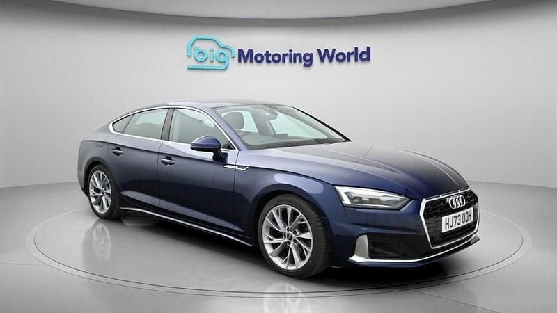 Used Audi A5 Sportback Sport 150 HP (110 kW) 2023 Blue Hatchback