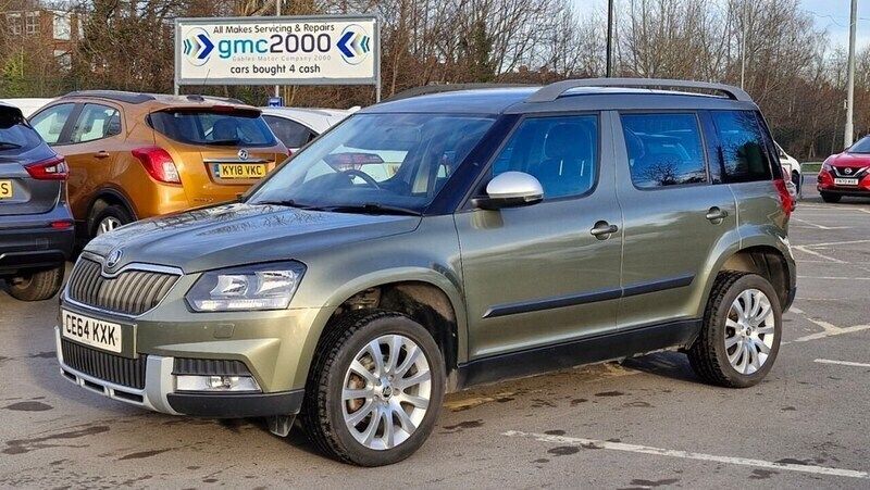 Green Used 2014 Skoda Yeti SE SUV | £7,295 (Good price) - Image 1/4