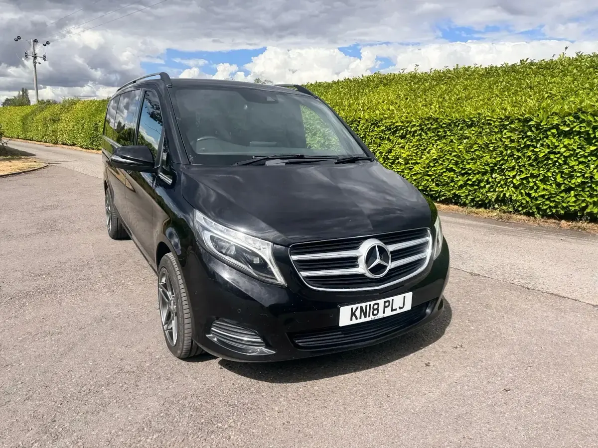 Used Mercedes V220 163 HP (119 kW) 2018 Black MPV