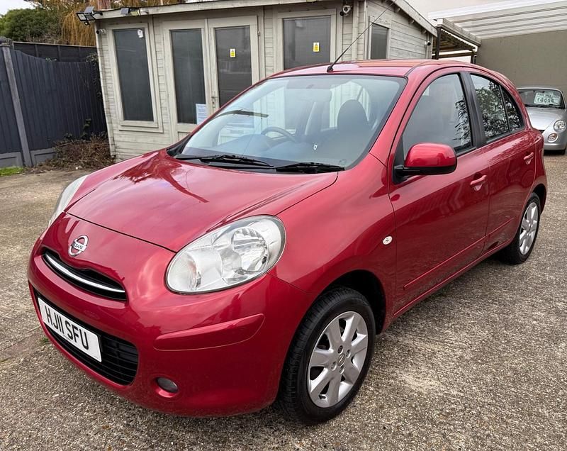 Used Nissan Micra Acenta 80 HP (58 kW) 2011 Red Hatchback