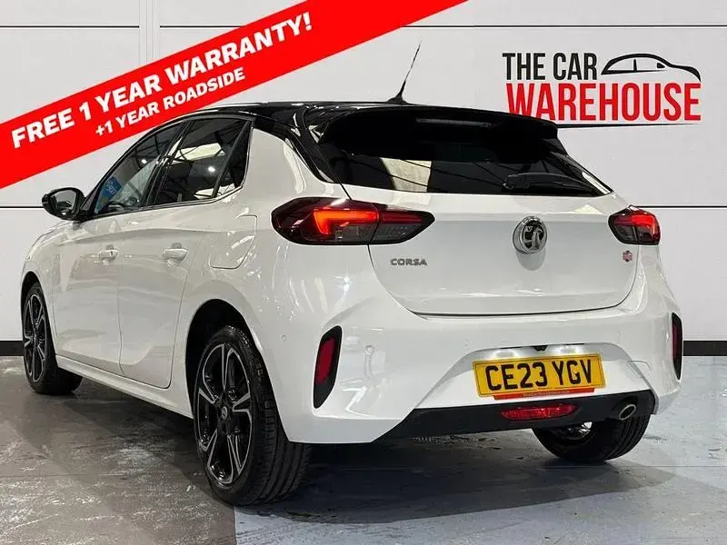 Used Vauxhall Corsa Ultimate 99 HP (72 kW) 2023 White Hatchback