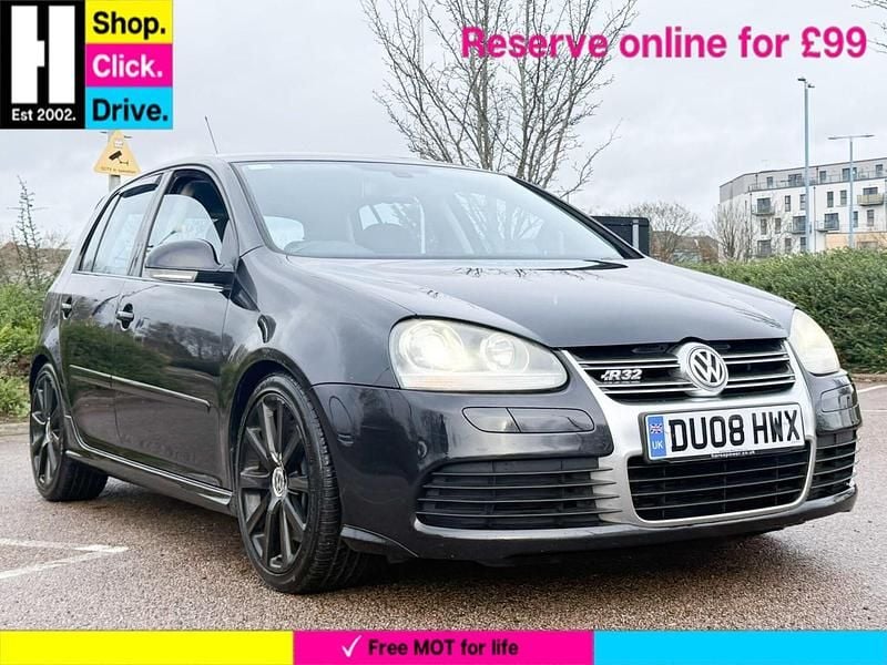 Black Used 2008 VW Golf VI R Hatchback | £6,320 - Image 1/3