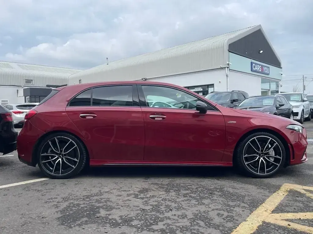 Used Mercedes A35 AMG Premium 306 HP (225 kW) 2021 Red Hatchback