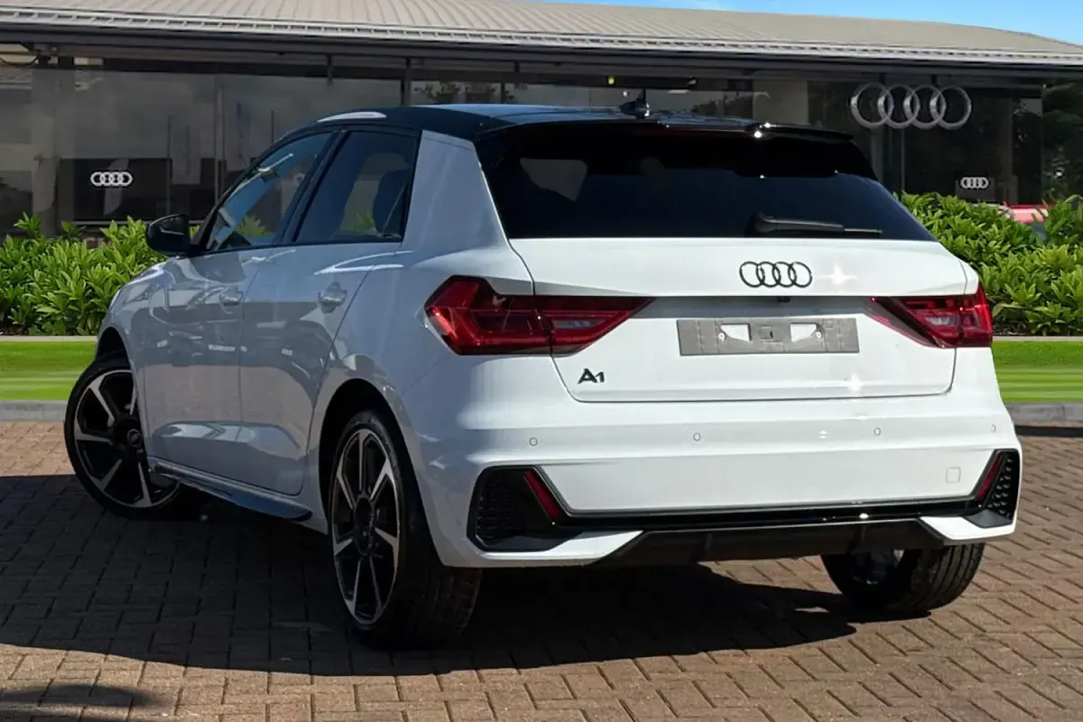 New Audi A1 Sportback Black Edition 2026 White Hatchback