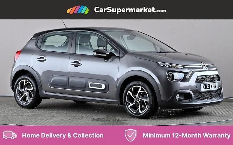 Grey Used 2021 Citroën C3 PureTech Hatchback | £11,197 (Fair price) - Image 1/4