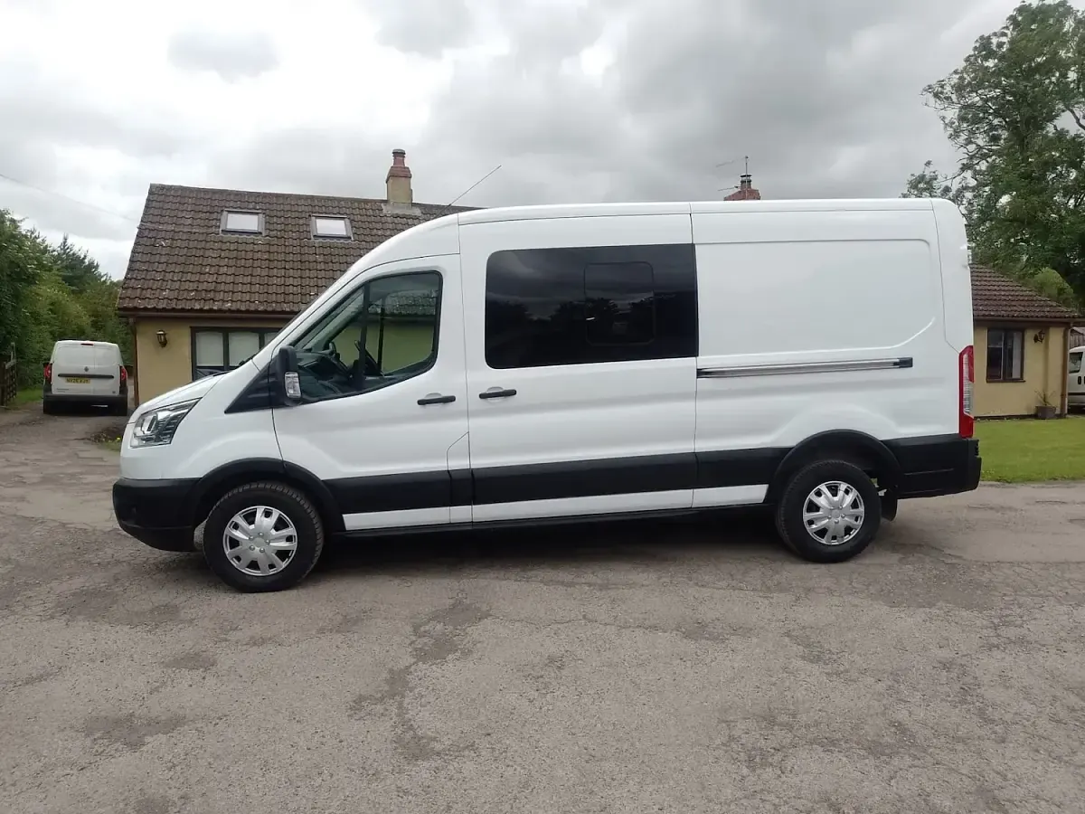 Used Ford Transit 130 HP (95 kW) 2018 White Van