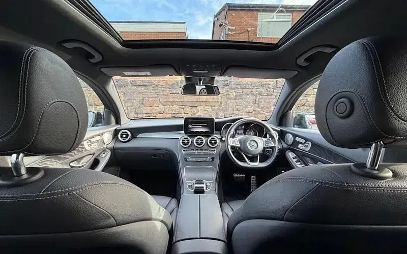 Used Mercedes GLC220 AMG line 170 HP (125 kW) 2018 Black SUV