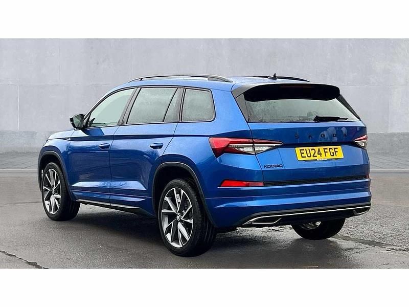 Used Skoda Kodiaq SportLine 150 HP (110 kW) 2024 Blue SUV