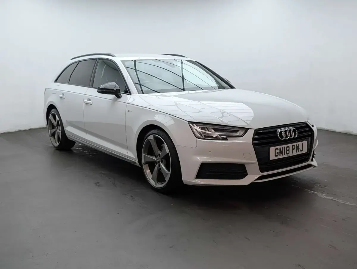 Used Audi A4 Black Edition 190 HP (139 kW) 2018 White Estate