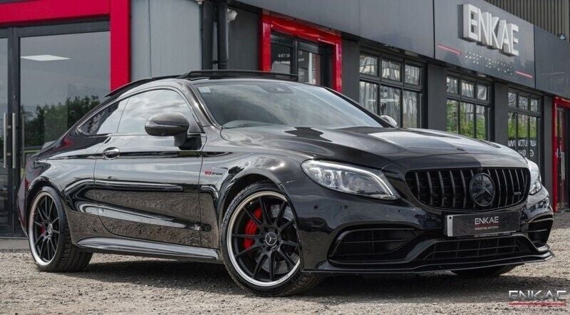 Black Used 2019 Mercedes C63 AMG Premium Plus Coupe | £51,995 (Expensive) - Image 1/4