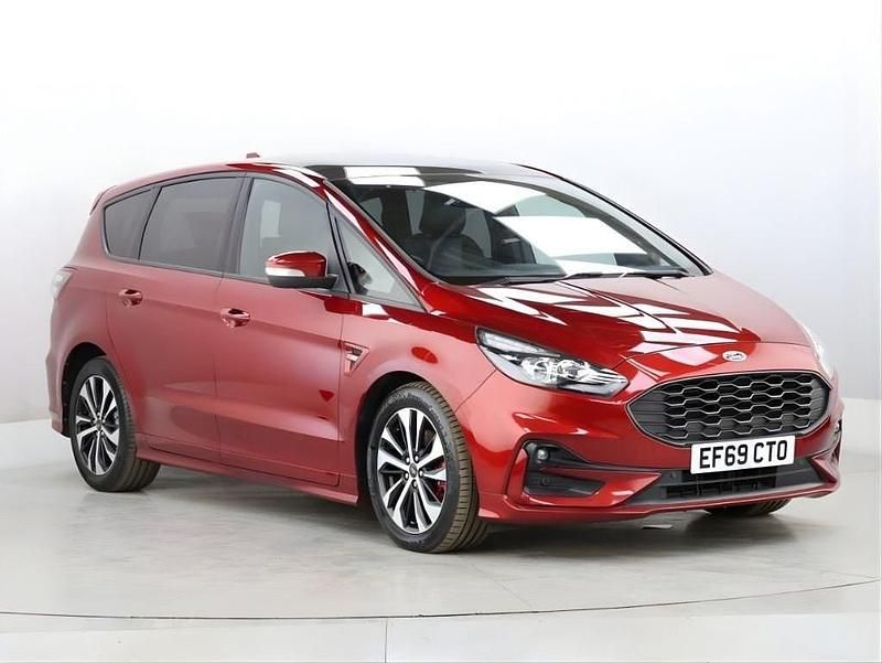 Begagnad Ford S-MAX ST-Line 190 HK (139 kW) 2019 Röd Minibuss