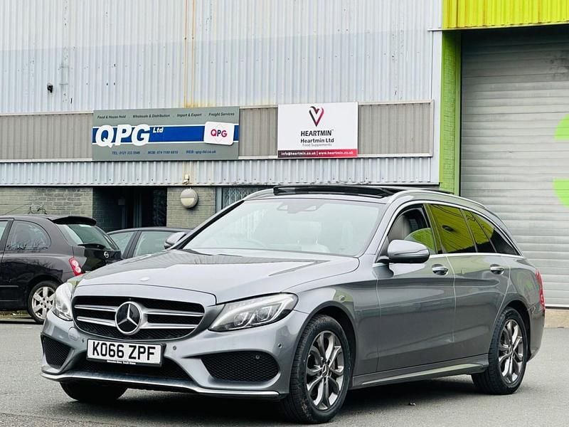 Used Mercedes C220 AMG Line Premium Plus 2017 Grey Estate