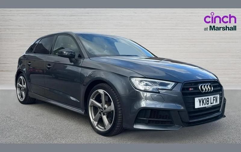 Used Audi S3 Sportback Black Edition 306 HP (225 kW) 2018 Grey Hatchback