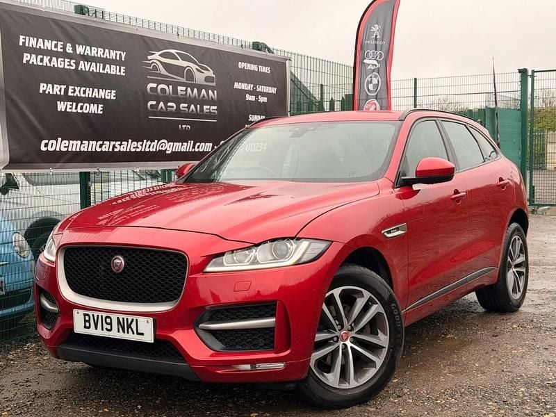 Used Jaguar F-Pace R-Sport 180 HP (132 kW) 2019 Red SUV