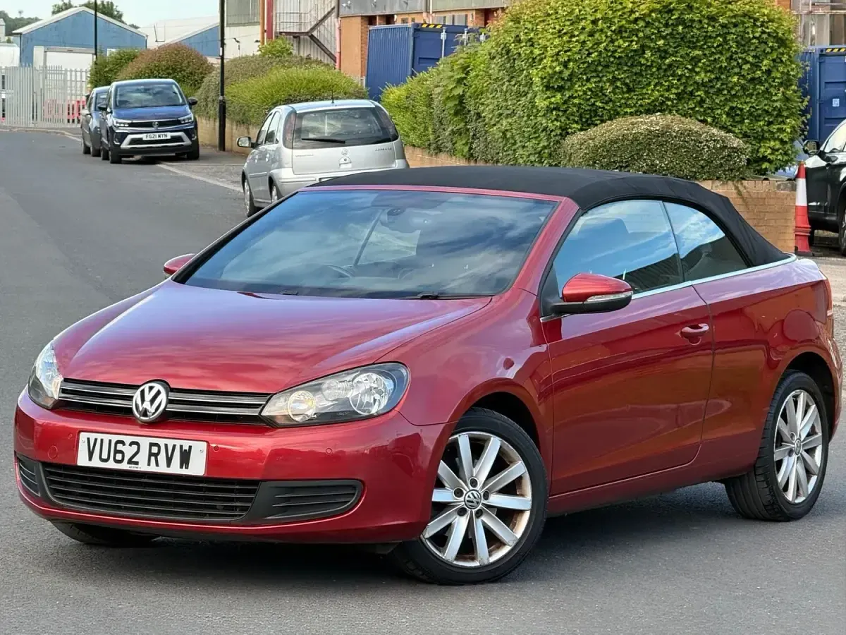 Used VW Golf Cabriolet S 2012 Red Cabriolet