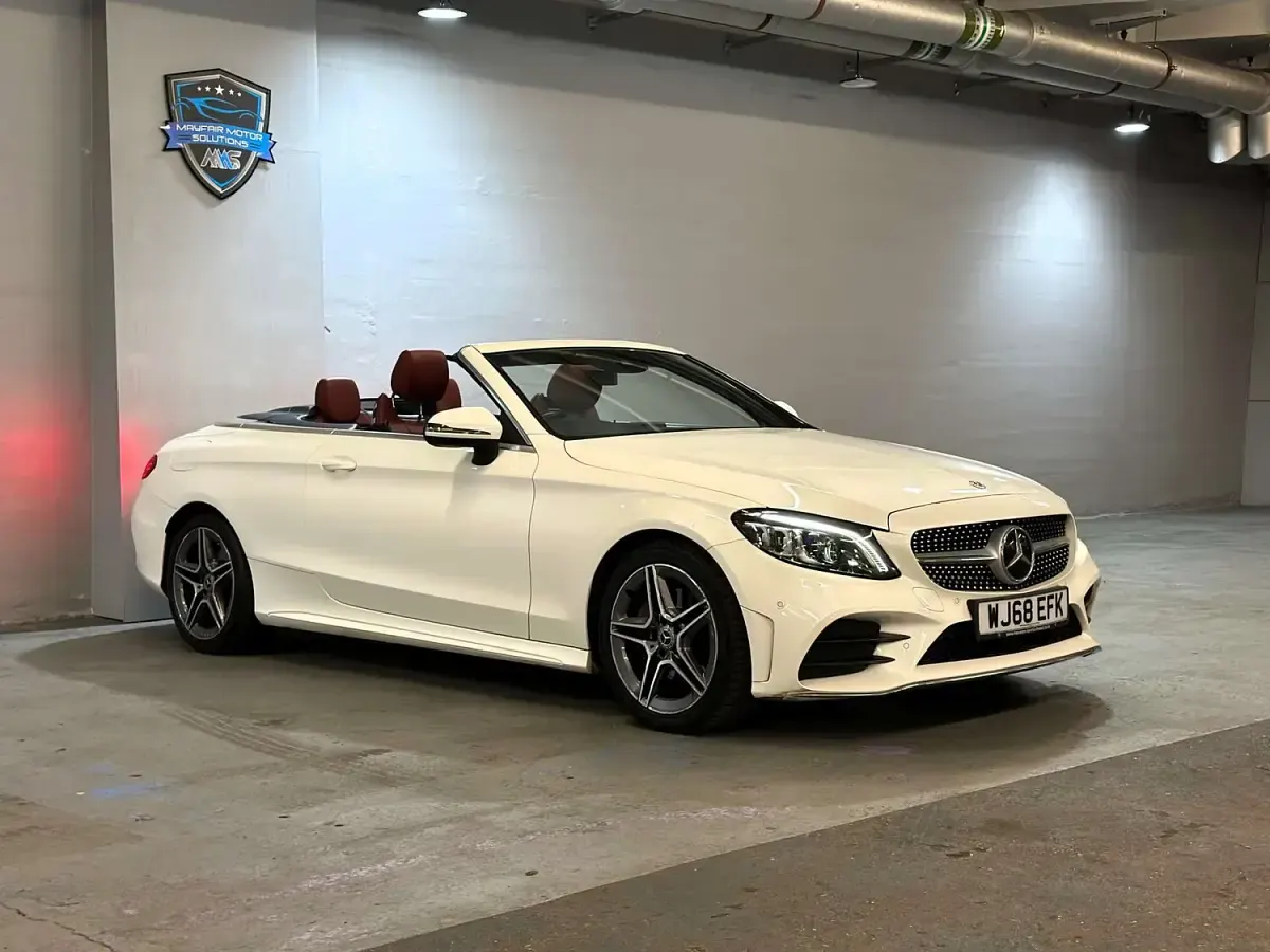 Used Mercedes C200 AMG Line Premium 2018 White Cabriolet