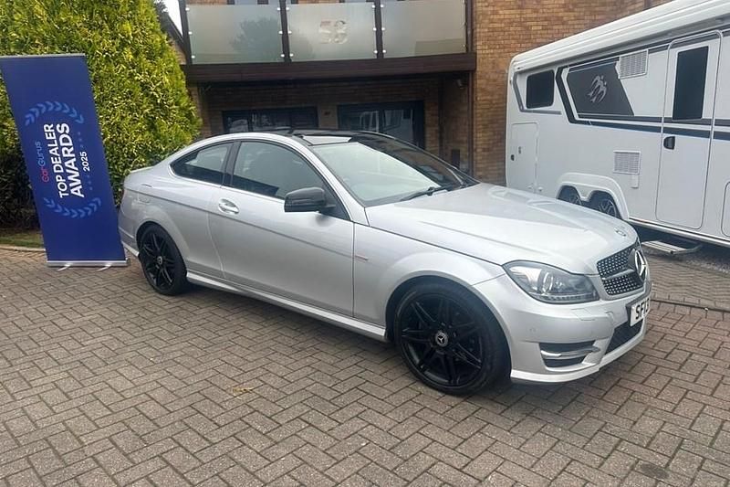 Silver Used 2013 Mercedes C180 AMG Coupe | £7,995 (Fair price) - Image 1/1