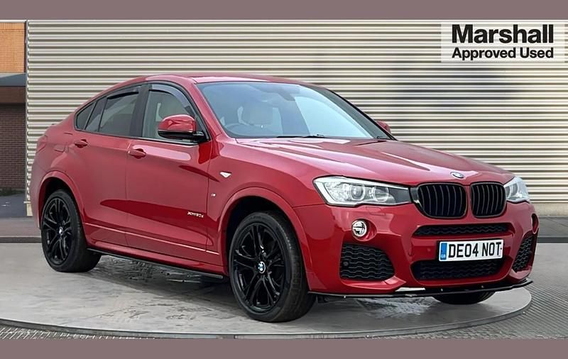 Red Used 2016 BMW X4 M Sport SUV | £18,177 (Fair price) - Image 1/4