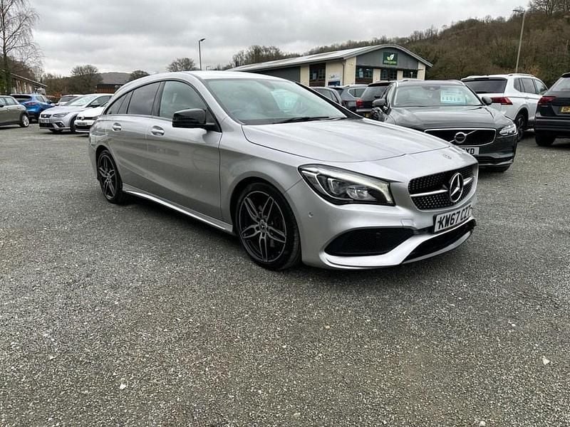 Used Mercedes CLA220 Shooting Brake AMG line 177 HP (130 kW) 2018 Silver Estate