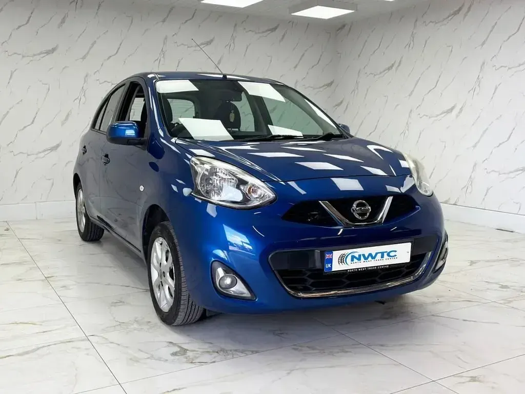 Używany Nissan Micra Acenta 80 KM (58 kW) 2015 Niebieski Hatchback
