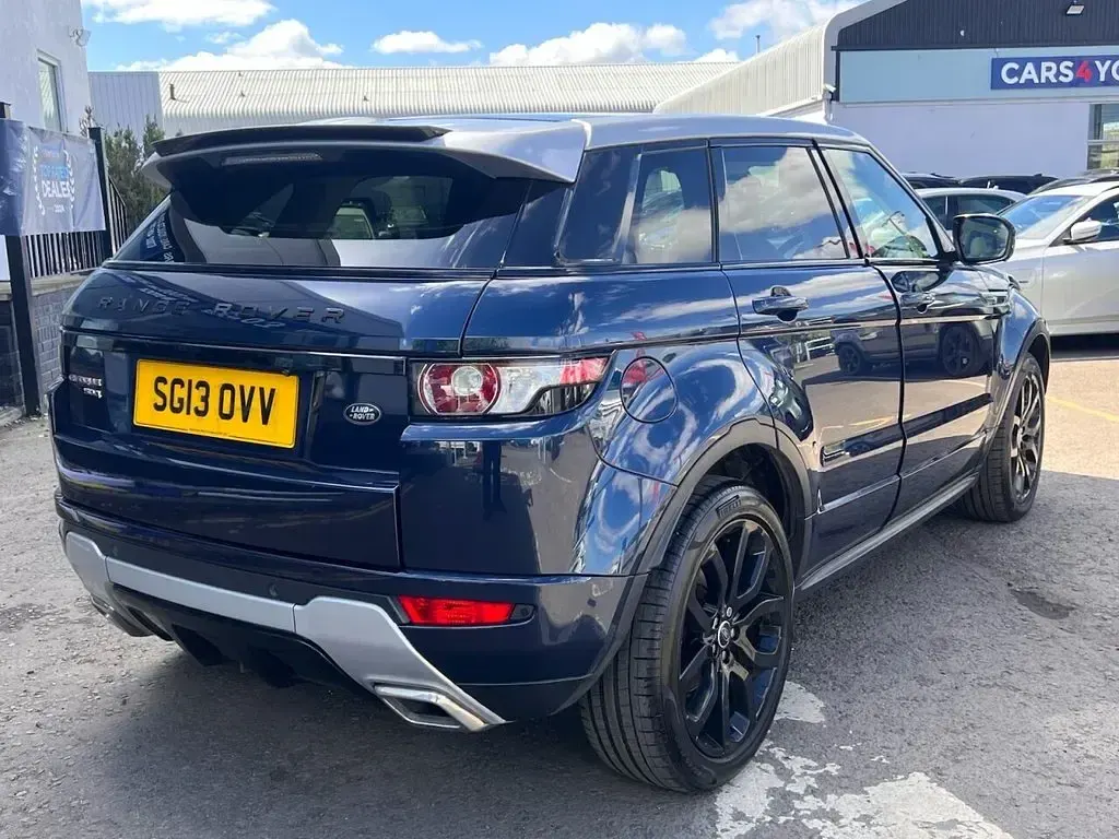 Used Land Rover Range Rover evoque Dynamic 190 HP (139 kW) 2013 Blue SUV