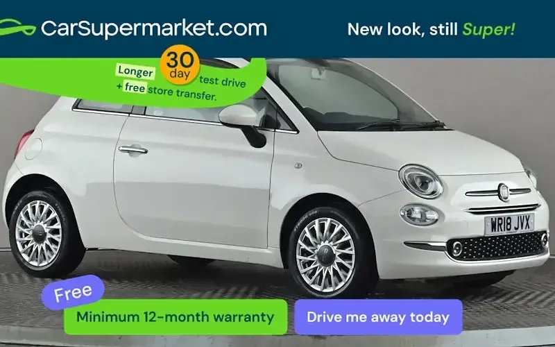 Używany Fiat 500 Lounge 69 KM (50 kW) 2018 Hatchback