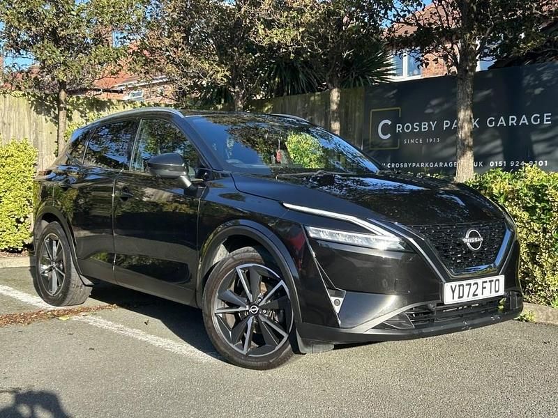 Black Used 2022 Nissan Qashqai Tekna SUV | £19,250 (Expensive) - Image 1/4