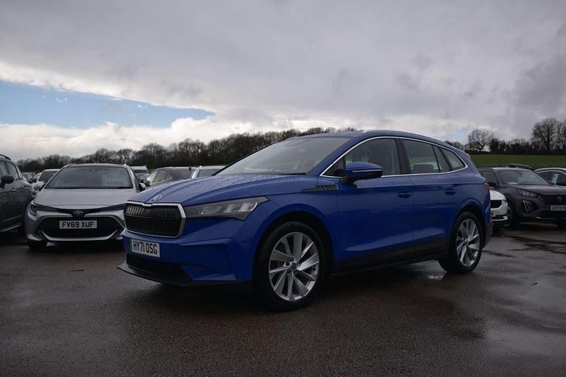 Used Skoda Enyaq iV ecoSuite 150 kW (204 HP) 2022 Blue SUV