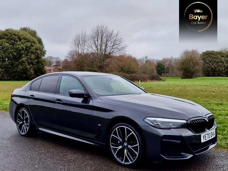 Grey Used 2021 BMW 530e M Sport Sedan | £17,985 (Fair price) - Image 1/4