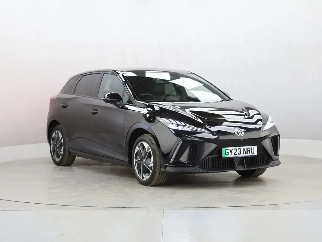 Used MG MG4 EV Trophy 149 kW (203 HP) 2023 Black Hatchback