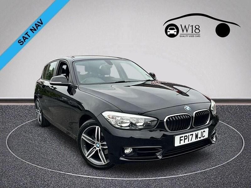 Black Used 2017 BMW 118 Sport Line Hatchback | £8,995 (Good price) - Image 1/4