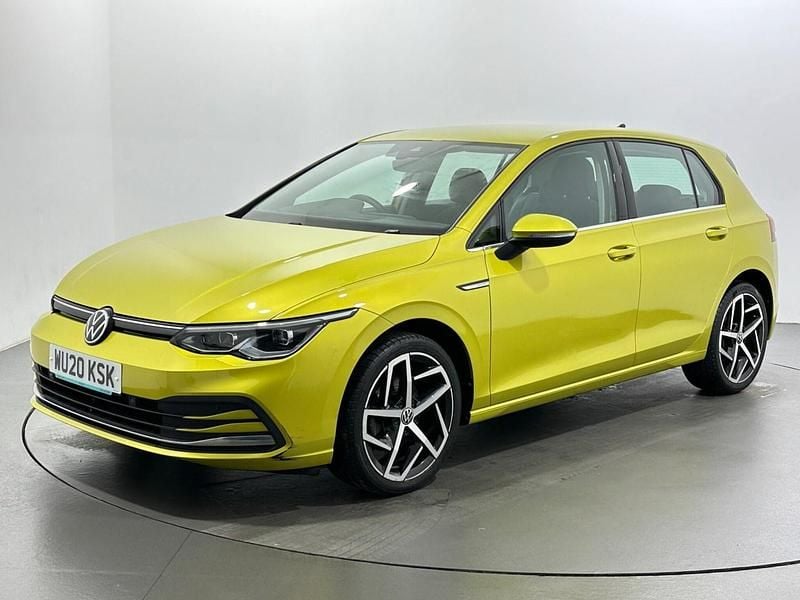 Used VW Golf VIII Style 2020 Yellow Hatchback