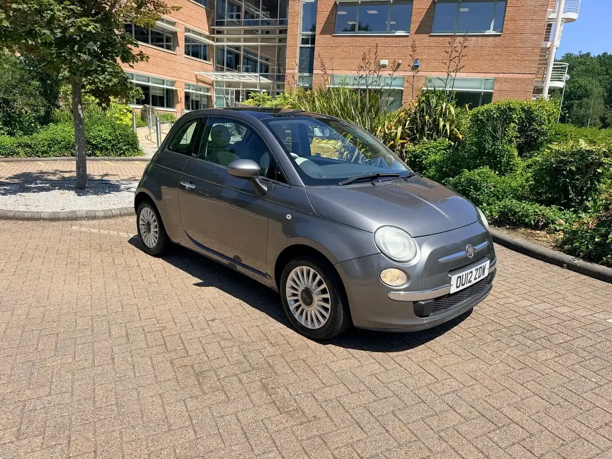 Used Fiat 500 Lounge 69 HP (50 kW) 2012 Grey Hatchback