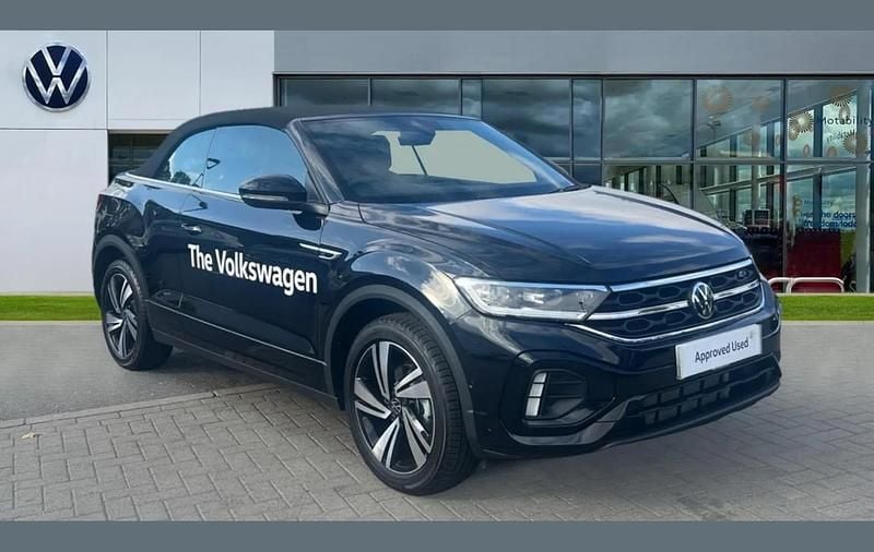 Black New 2025 VW T-Roc Cabriolet R-line Cabriolet | £35,286 (Super price) - Image 1/4