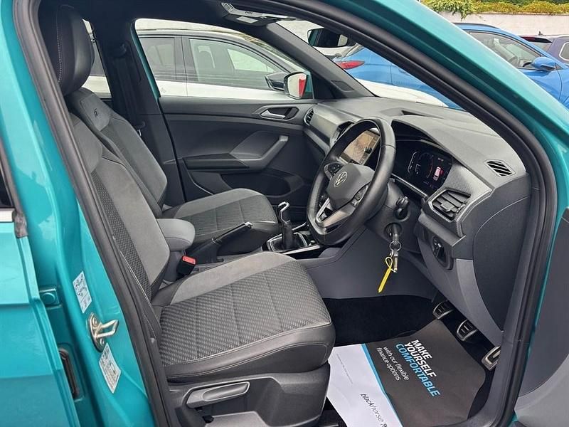 Used VW T-Cross R-line 110 HP (80 kW) 2021 Turquoise SUV