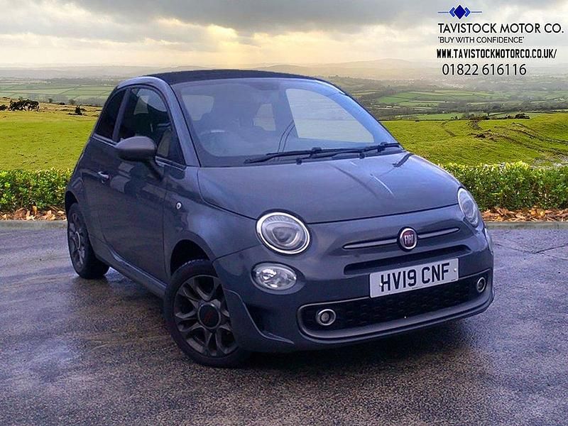Grey Used 2019 Fiat 500C S Cabriolet | £7,995 (Fair price) - Image 1/4