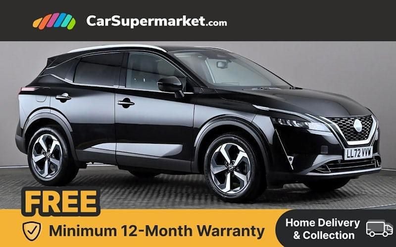 Black Used 2022 Nissan Qashqai N-Connecta SUV | £15,497 (Fair price) - Image 1/4