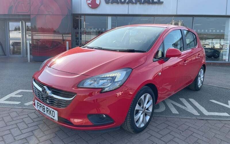 Red Used 2018 Vauxhall Corsa Hatchback | £7,662 (Fair price) - Image 1/4