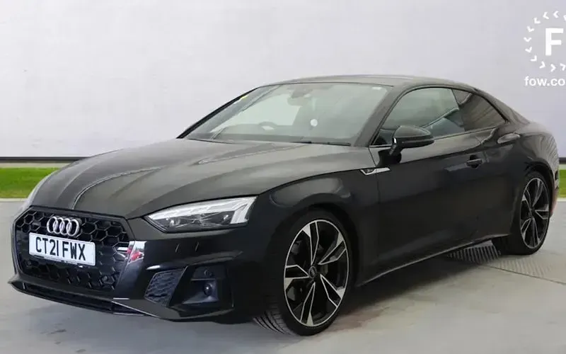 Used Audi A5 Comfort 204 HP (150 kW) 2021 Black Coupe