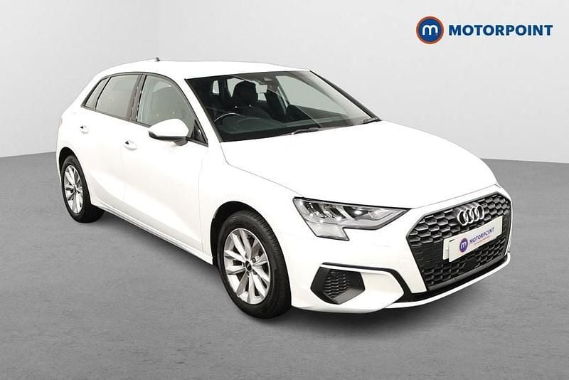 White Used 2022 Audi A3 Hatchback | £16,549 (Good price) - Image 1/4