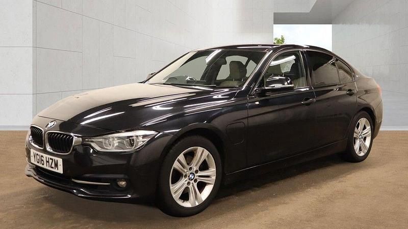 Used BMW 330e Sport Line 2016 Black Sedan