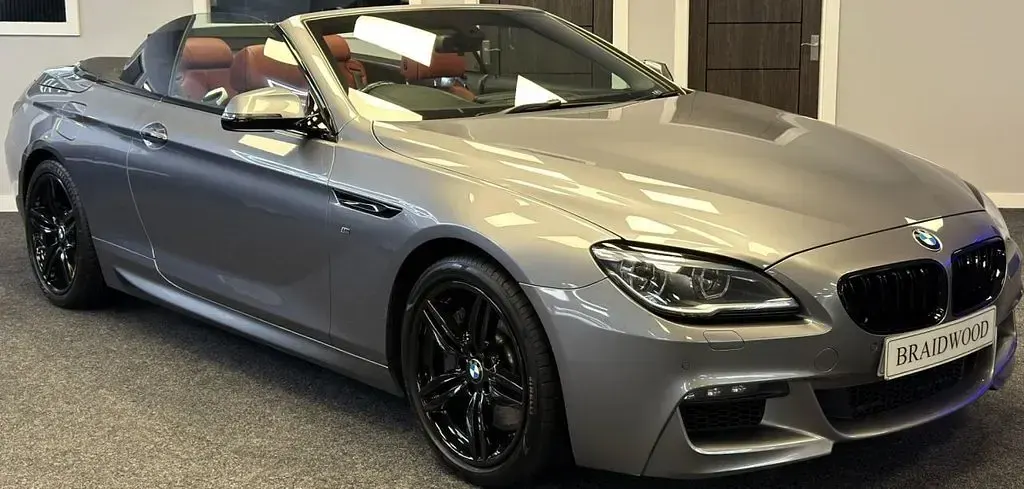 Usado BMW 650 Cabriolet M Sport 450 CV (330 kW) 2018 Gris Descapotable